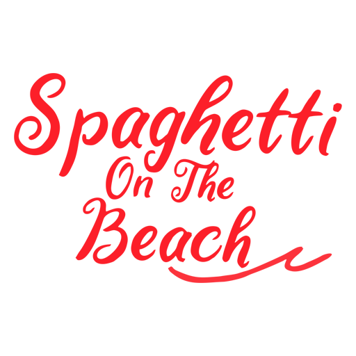 Spaghetti on the Beach